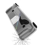Housse de protection pour console de jeu portable, etui de protection transparent en tpu avec support, ...