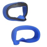 Housse de protection lunettes visage silicone pads foroculus quest vr accessoires - bleu Housse de protection lunettes visage silicone pads foroculus quest vr accessoires - bleu