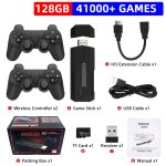 Jeux de 128 go 40k - console de jeu vido x2 plus, 1080p, 2. 4g, double manette sans fil, 58000 jeux, ...