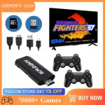 Jeux 128g 50k - console de jeu vido rtro gd20, 70000 + jeux, 4k, hd, 2. 4g, double manette sans fil, ...