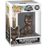 Jurassic park fossil - figurine pop! dilophosaurus 9 cm
