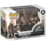 Jurassic park fossil - figurine pop! triceratops 9 cm