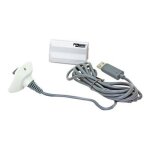 Kmd - chargeur de batteries + adaptateur secteur + batterie - nimh - blanc - pour xbox 360, xbox 360 ...