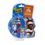 Lapin crtins retour vers le pass blister 3 figurines 5 cm - set b