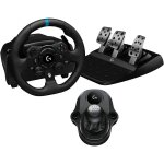 Logitech g g923 se racing - ensemble volant, pdales et levier de vitesse - filaire - pour xbox series ...
