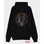 Lord of the rings - sauron - pull ? capuche zipper homme (l)