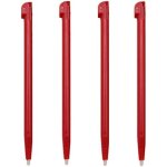 Lot de 4 stylets en plastique pour console de jeu nintendo 2ds tactil rouge