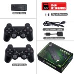 M8 / y3 lite r�tro jeu vid�o b�ton 4k console de jeu portable 32g / 64g 3000 + / 10000 + jeux 2 manette ...