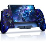 Manette de commutateur portable, poignées cool rvb avec 4 emplacements pour cartes de jeu, accessoires ... Manette de commutateur portable, poignées cool rvb avec 4 emplacements pour cartes de jeu, accessoires ...