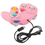 Manette pour nintendo wii, wii u et gamecube - rose