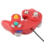 Manette pour nintendo wii, wii u et gamecube - rouge