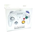 Manette officielle nintendo gamecube : pearl white - boxed / en boite