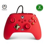 Manette powera filaire rouge bensussen deutsch & associates pour , microsoft xbox one, microsoft xbox ...
