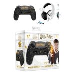 Manette ps4 bluetooth harry potter noire lumineuse 3. 5 jack + casque spirit of gamer pro - h3 ps4 - ...