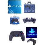 Manette sans fil bluetooth ps4 noire contrleur de jeu playstation prise jack casque et boutons lumineux ...