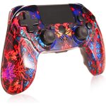 Manette sans fil avec câble de charge compatible ps4, manette de jeu contrôleur remplaçable compatible ... Manette sans fil avec câble de charge compatible ps4, manette de jeu contrôleur remplaçable compatible ...