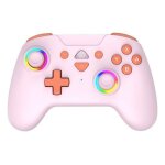 Manette sans fil rechargeable led rgb sweetie pink