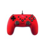 Manette steelplay filaire rouge metallique pour ps3 - pc