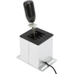 Manette de vitesse de simulateur usb, manette de vitesse h pour jeux de course sim avec poigne en fibre ...