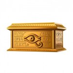 Maquette yu - gi - oh ! - gold sarcophagus for millennium puzzle Maquette yu - gi - oh ! - gold sarcophagus for millennium puzzle