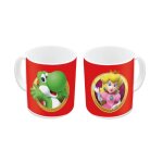 Super mario - peach & yoshi - mug en porcelaine 325ml