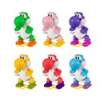 Super mario pr�sentoir figurines a remontoir yoshi (lot de 6)