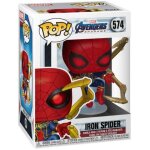 Marvel - bobble head pop n 574 - endgame - iron spider man & gauntlet