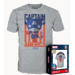 Marvel - captain america - t - shirt pop (m) Marvel - captain america - t - shirt pop (m)