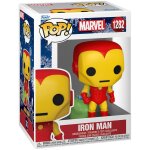 Marvel holiday - figurine pop! iron man w / bag 9 cm