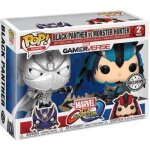 Marvel vs. capcom infinite pop! games vinyl pack 2 figurines black panther vs. monster hunter 9 cm