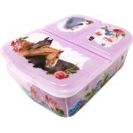 Mdy - bote repas pour enfant - bote a djeuner pour enfant avec compartiments - boite (chevaux)