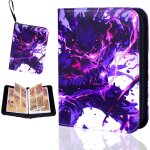 Mdy - classeur carte, capacit de 50 pages de 400 cartes, porte cartes, organisateur de cartes, porte ...