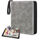 Mdy - classeur carte, porte cartes avec 55 pages de 440 cartes, organisateur de cartes pour cartes de ...