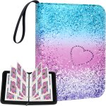 Mdy - classeur carte porte album cartes, livre de cartes titulaire cartes album contenir 400 cartes, ...