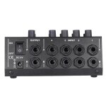 Mélangeur de son audio stéréo mono en métal a 8 canaux ultra - compact a faible bruit avec câble adaptateur ... Mélangeur de son audio stéréo mono en métal a 8 canaux ultra - compact a faible bruit avec câble adaptateur ...