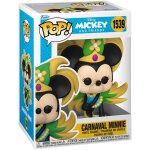 Mickey atw - figurine pop! figurine carnaval minnie 9 cm