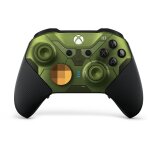 Microsoft xbox elite wireless controller series 2 halo infinite limited edition noir, vert bluetooth ...