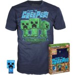Minecraft - pocket pop n xx - charged creeper + t - shirt (l)