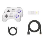 Mini console de jeu portable y2sf, double manette sans fil pour sfc snes nes 900 / 3000 + , 4k