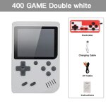 Mini console de jeu vido portable rtro avec ecran lcd de 3. 0 pouces, 8 bits, 400 jeux intgrs, cadeau ...