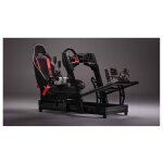 Next level racing f - gt elite aluminium simulator cockpit - wheel plat