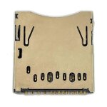 Pour nintendo 2ds pice de rparation emplacement pour lecteur de carte mmoire sd pour console 3ds