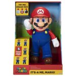 Nintendo it's - a me mario 12  / 30cm jouet de collection parlant, sous licence officielle, figurine ...
