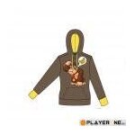 Nintendo - sweatshirt super mario : donkey kong brown (xs)