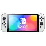 Nintendo switch oled console de jeux portables 7  64 go ecran tactile wifi blanc