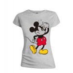 Noname disney - t - shirt - mickey mouse annoying face - girl (s)