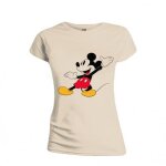 Noname disney - t - shirt - mickey mouse happy face - girl (s)