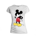 Noname disney - t - shirt - mickey mouse mad face - girl (s)