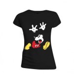 Noname disney - t - shirt - mickey mouse panic face - girl (s)