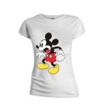 Noname disney - t - shirt - mickey mouse shocking face - girl (s)